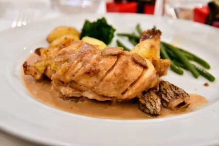 Poulet morilles Romano