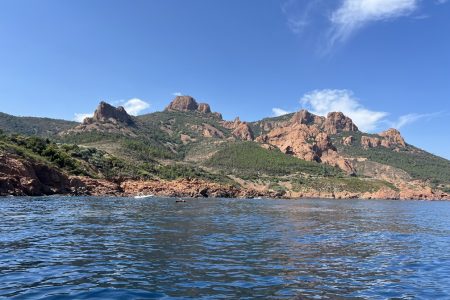 promenade bateau massif esterel