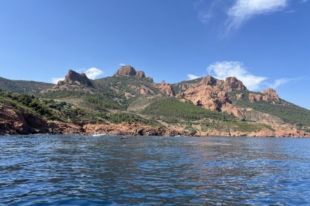 promenade bateau massif esterel